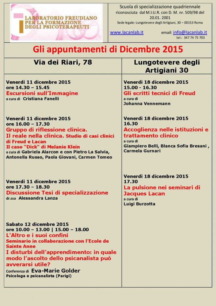 Appuntamenti Dicembre 2015 Laboratorio Freudiano - Roma-page-001