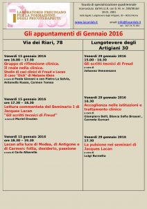 Appuntamenti Gennaio 2016 Laboratorio Freudiano - Roma-page-001
